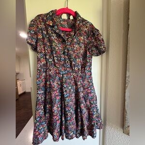 GAP Multicolor Floral Kids Dress